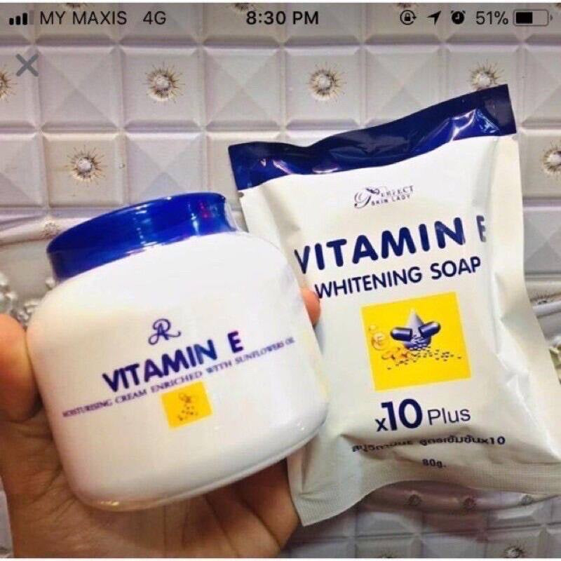 Vitamin E Soap and Cream for Soft & Fresh Skin
